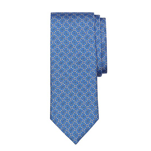 Square Link Tie - Light Blue